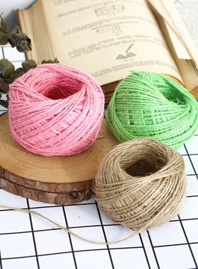 diy复古风英文报纸麻绳家居装饰