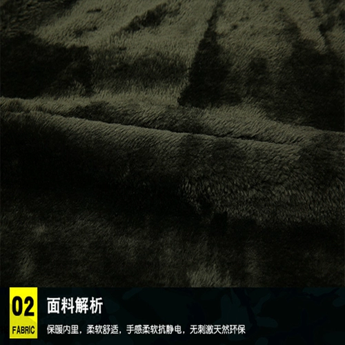 Зимний хлопковый флисовый удерживающий тепло износостойкий пуховик для работы, увеличенная толщина