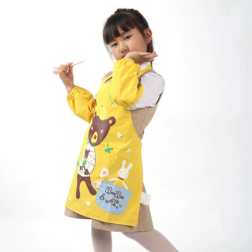 Летний водонепроницаемый фартук без рукавов подходит для мужчин и женщин для девочек для детского сада для еды, подходит для подростков