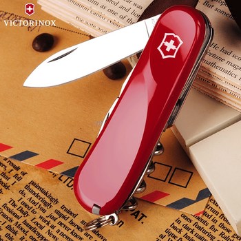 ດັ້ງເດີມ Victorinox Swiss Army Knife 85mm Delemont Series 2.3803.E Multifunctional Folding Swiss Knife