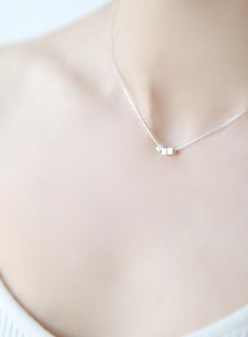 千足百搭吊坠配饰银项链