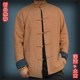 Tang suit Chinese style men's cotton and linen jacket double-sided wear middle-aged Chinese style father's outfit casual loose Zhongshan top