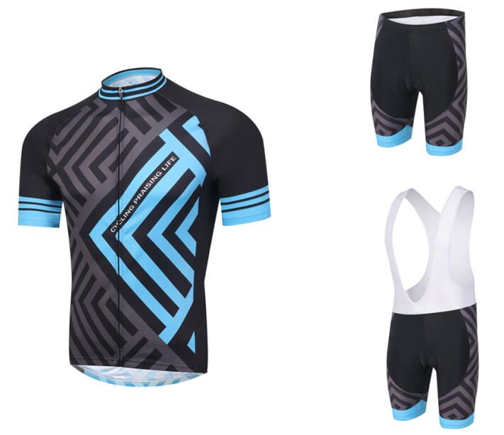 bicycle jersey 2016 CYCLING PRAISING LIFE 揹帶短袖騎行服套裝