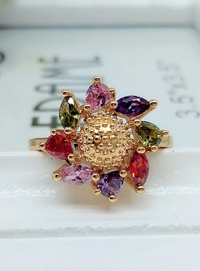 水晶向日葵韩国锆石学生手饰品