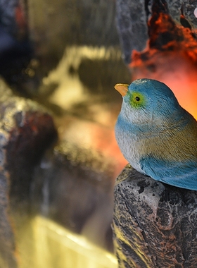 家居客厅中式风田园造景落地摆件