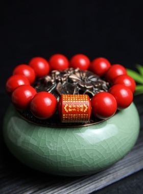 本命年红绳手链湘西朱砂男女