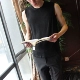 Áo vest nam thể thao Hàn Quốc phiên bản áo vest nam mùa hè cotton thể thao tay áo thun nam cơ bắp nam vest trẻ trung - Áo vest cotton