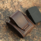 Ручная сделанная кожаная кожаная кожа кожаная кожаная корпус подходит для Zippo 鸹