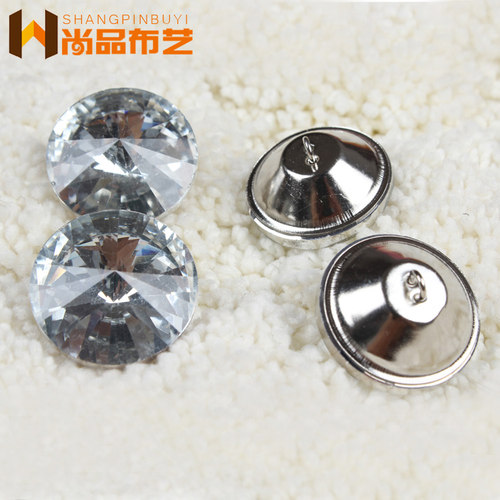 软包水晶扣螺丝钉子卫星拉扣子母卡扣床头软包沙发装饰水晶扣子 - 图0