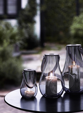 现 Holmegaard  烛台 Design with Light candle holder smoke