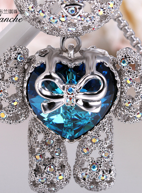 blanche/布兰琪高档泰迪熊毛衣链