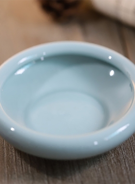 同和纸庄笔添墨盒调色碟青花陶瓷