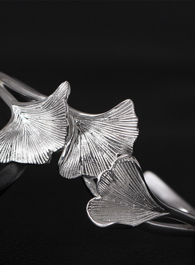 复古风足银饰品开口礼物手环