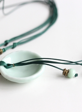 【梦绕清晨】创意手工长款毛衣链