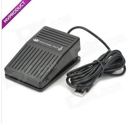 一位USB脚踏板开关 脚踩控制开关 键盘按键组合定义游戏仪器控制,淘宝优惠券,粉丝福利购,淘宝优惠卷