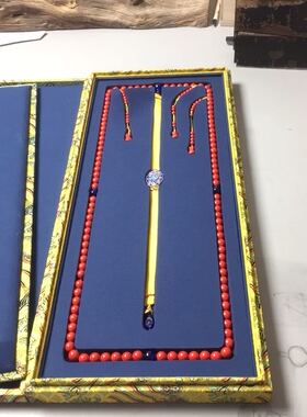 惊爆朝珠盒包邮项链盒全新佛珠