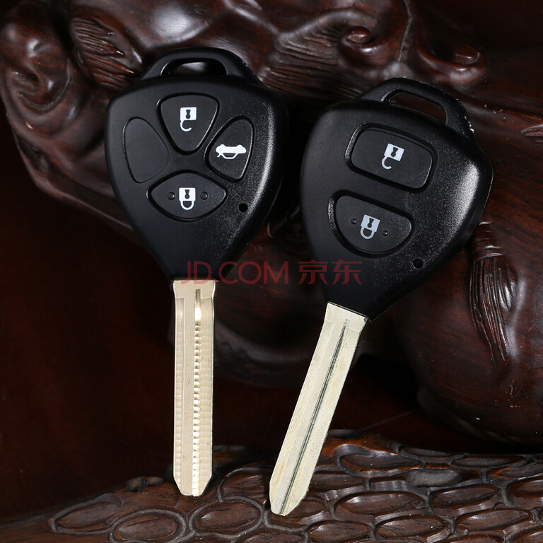 美瑞锐志卡罗拉RAV4汉兰达直板遥控车钥匙总