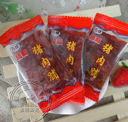 靖江特产零食丹桂蜜汁原味猪肉脯精制散称小包装500g猪肉铺肉干 - 图2