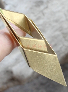 diy黄铜几何空心手工饰品