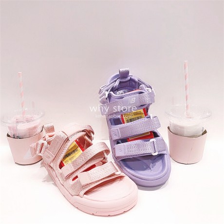 new balance sandals pink