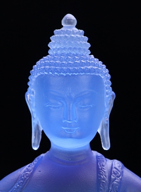 客厅玄关摆件密宗供奉琉璃药师佛