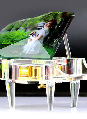 钢琴音乐盒老婆母亲节摆件送妈妈