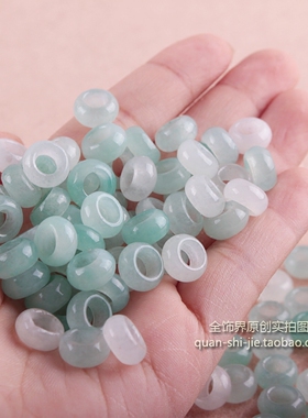 手把绳diydiy杂石项链算盘珠