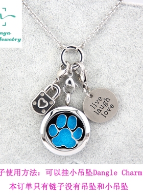 高档钛钢厘米吊坠