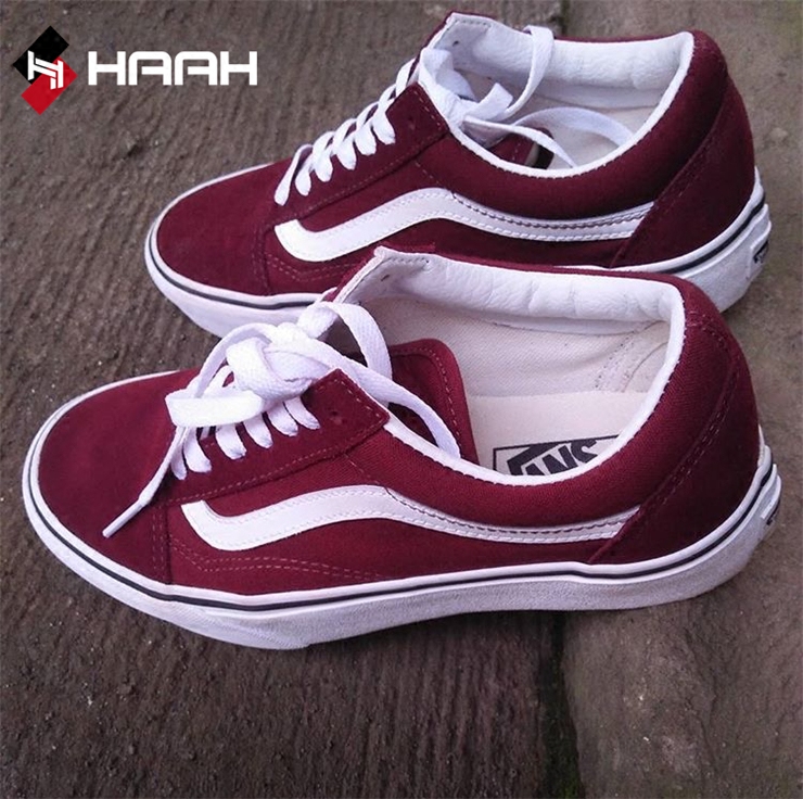 vans old skool wine