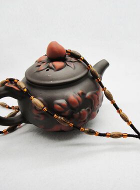 手工编织鸡翅木项链绳子吊坠挂绳