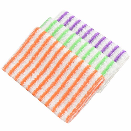 洗碗布竹纤维双层加厚不沾油厨房专用去油抹布竹炭吸水清洁洗碗巾 - 图3