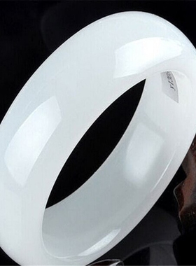 阿富汗白色送礼玉手镯