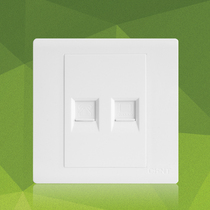 Zhengtai Phone Computer Wall Switch Socket 86 Type 7D Telephone Network Wire Network Panel Zhengtai Electrician