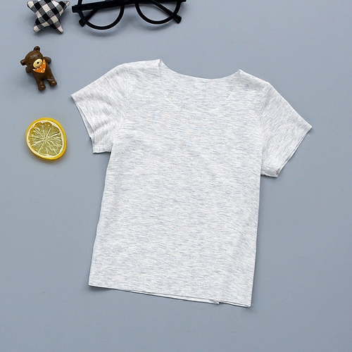 Детская комфортная тонкая летняя футболка подходит для мужчин и женщин для девочек, короткий рукав