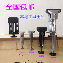 Aluminum Alloy Bench Vise Bench Vise Mini Small Bench Clamp Bench Drill Electric Drill Holder Clamp Tool Grip Tool Grey