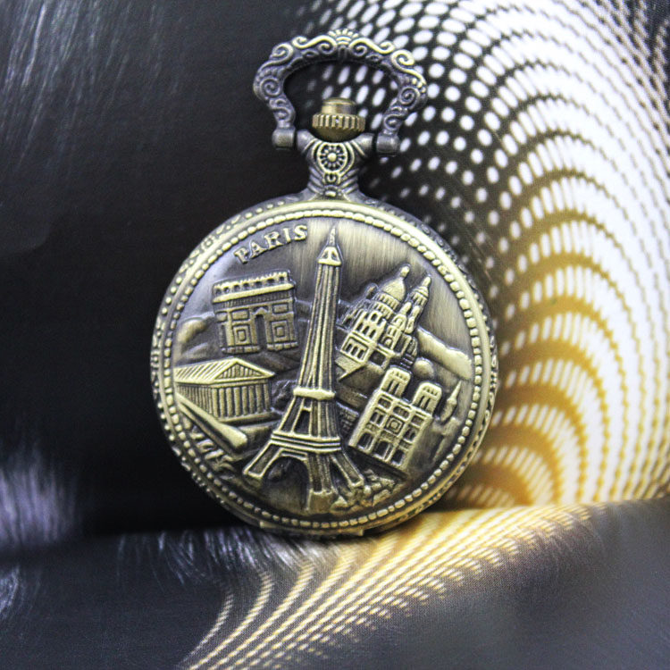 怀表男学生考试用复古翻盖机械儿童 木川怀表