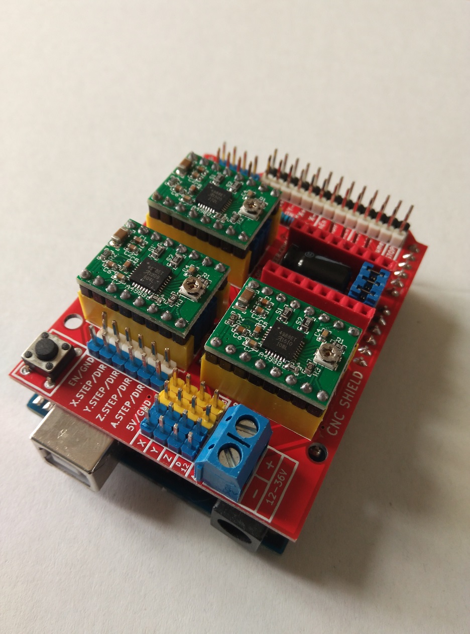 ARDUINO+CNC shield+3个A4988适合三轴雕刻机 - 图0