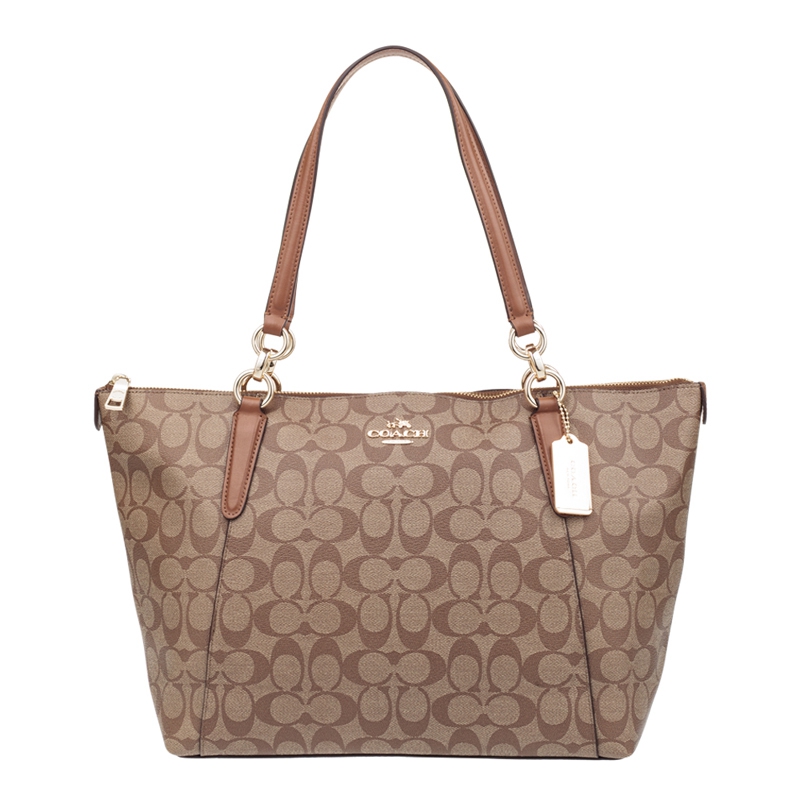 【GFC】COACH/蔻馳女士PVC托特包單肩手提包女包 55064 58318
