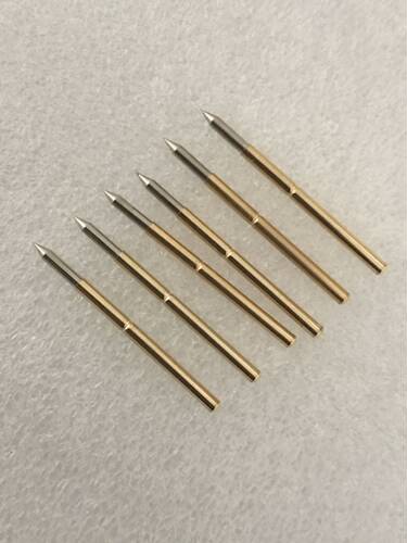 华荣探针P100-B1尖头测试针伸缩探针弹簧顶针PCB探针1.36x33.35mm - 图1