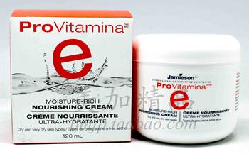 ບັນຈຸພັນໃໝ່ Canadian Jamieson Vitamin E Moisturizing and Nourishing Cream 120ml