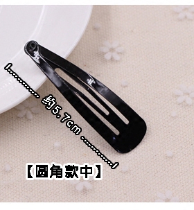 韩版铁艺黑色儿童发夹