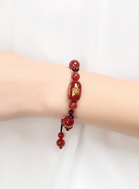 纯然饰品本命年红色系