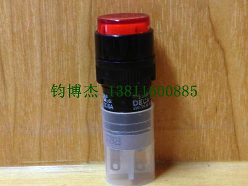 台湾DECA进联开关 16MM按钮复位无锁电源开关P16LMR1-1AB - 图0