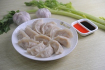 Corn fresh meat dumplings made of meat