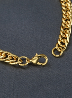 百搭大气夜店嘻哈风蛇骨手链