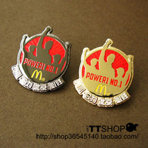 McDonalds mcdonalds Beijing POWER1 NO 1 medal badges badge badge Pins cool two pieces