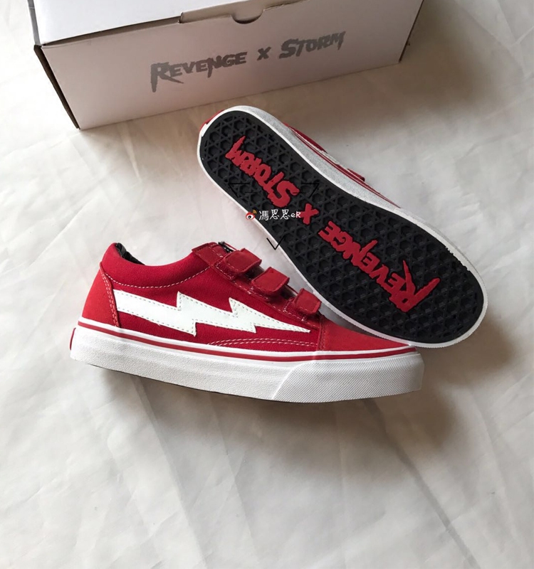 revenge x storm red velcro