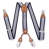 Yingren Children Braces Clip Baby Hanging Pants Strap Tightness Boy Girl Four-clip Braces Elastic hanging trousers clip