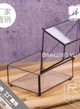欧式玻璃首饰盒收纳盒饰品展示盒