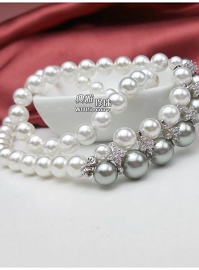 挂饰短款韩百搭夏天衣服珍珠项链